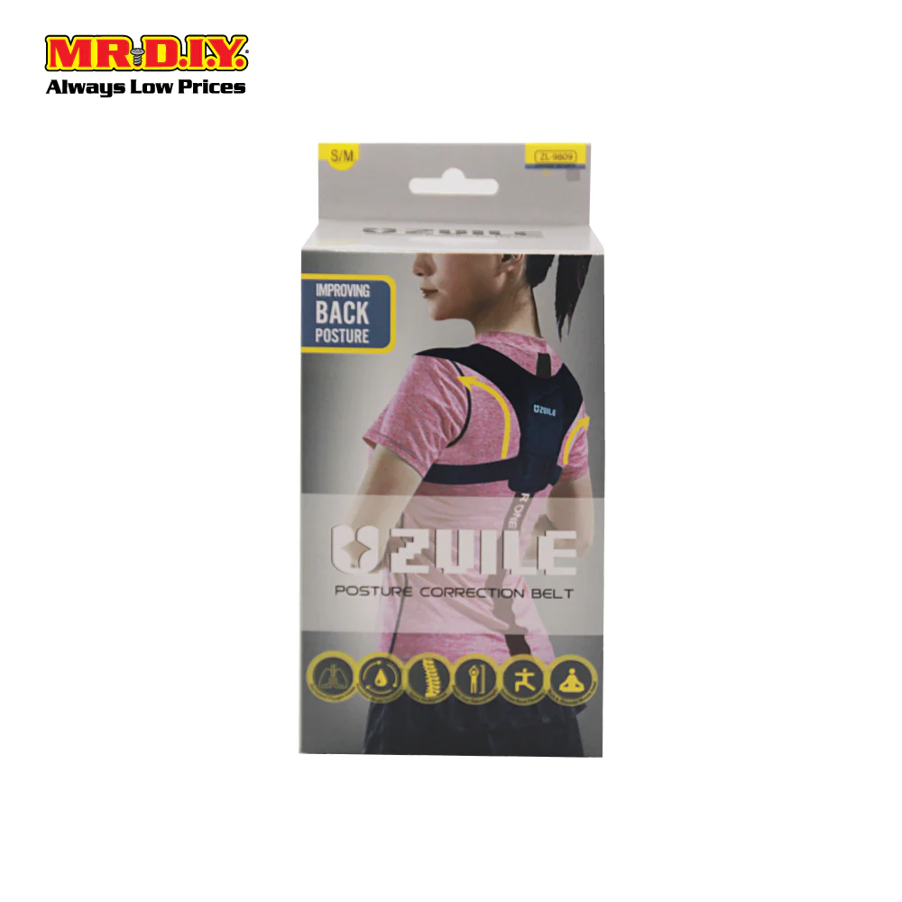 (MR.DIY) UZUILE Unisex Back Relieve Brace Support Posture Correction Belt - ZL9809 (S - XL) - Image 4