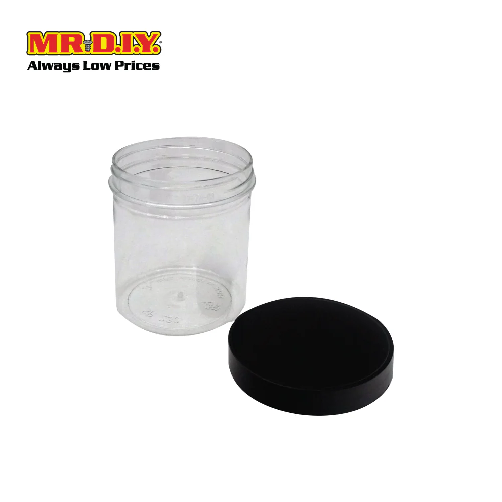[VALUE PACK] (MR.DIY) Durable  Plastic Jar Container [300ml] (3pcs) - Image 2