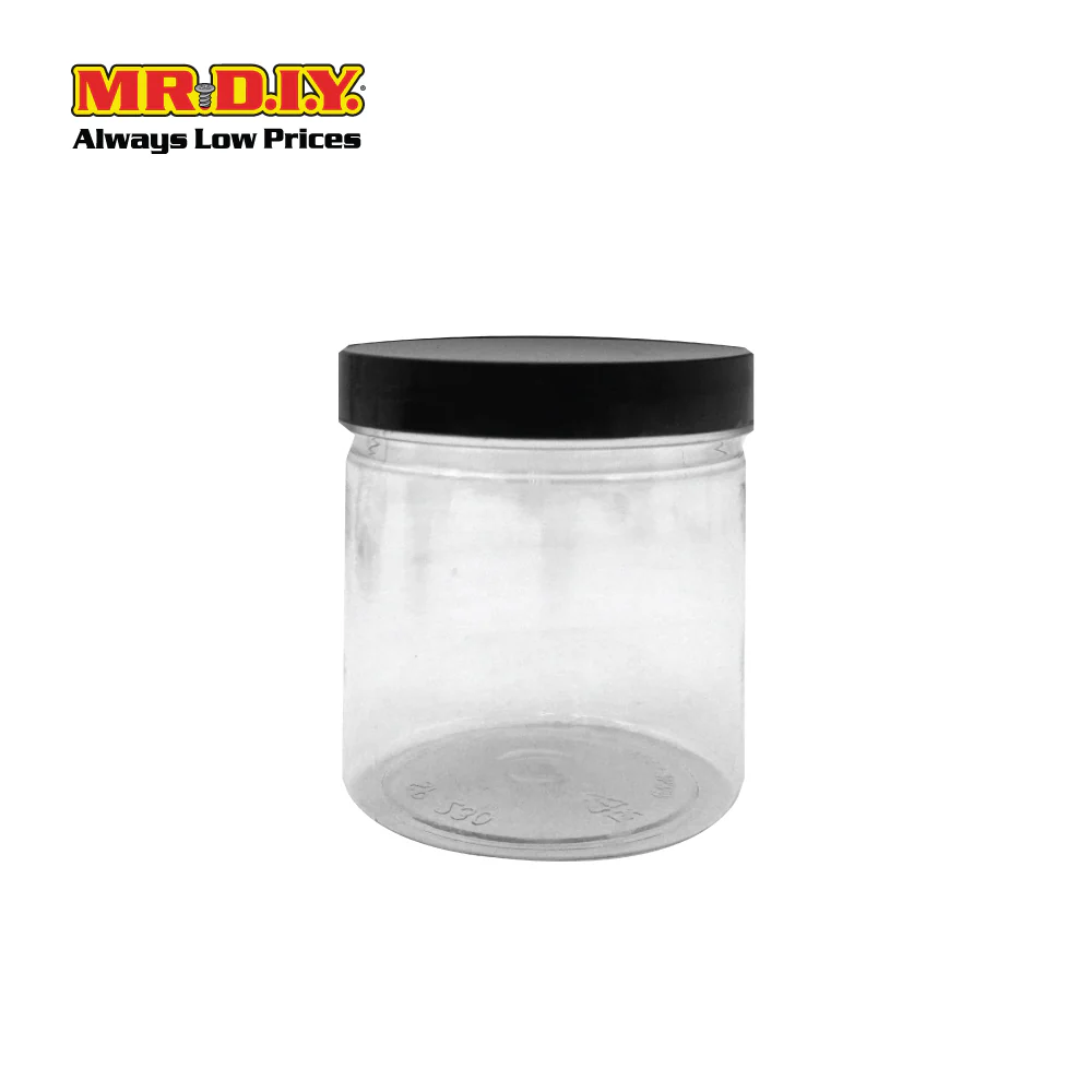 [VALUE PACK] (MR.DIY) Durable  Plastic Jar Container [300ml] (3pcs) - Image 3