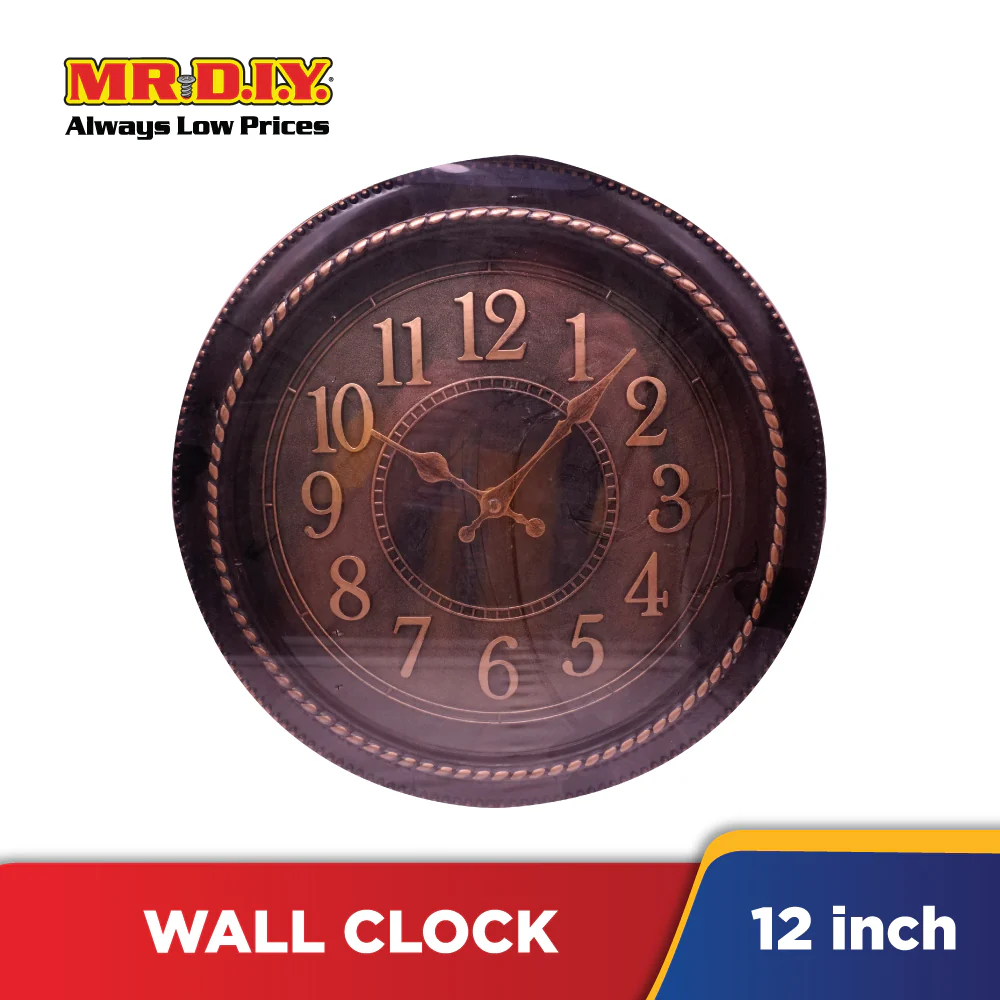 (MR.DIY) Antique-Style Wall Clock (12 inch) - Image 2
