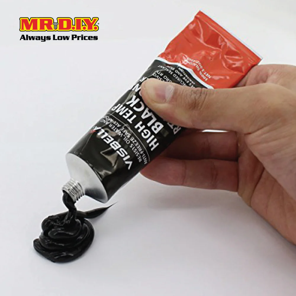 VISBELLA High Temp Black RTV Silicone Gasket Maker GN0085BK4A (85ml) - Image 4