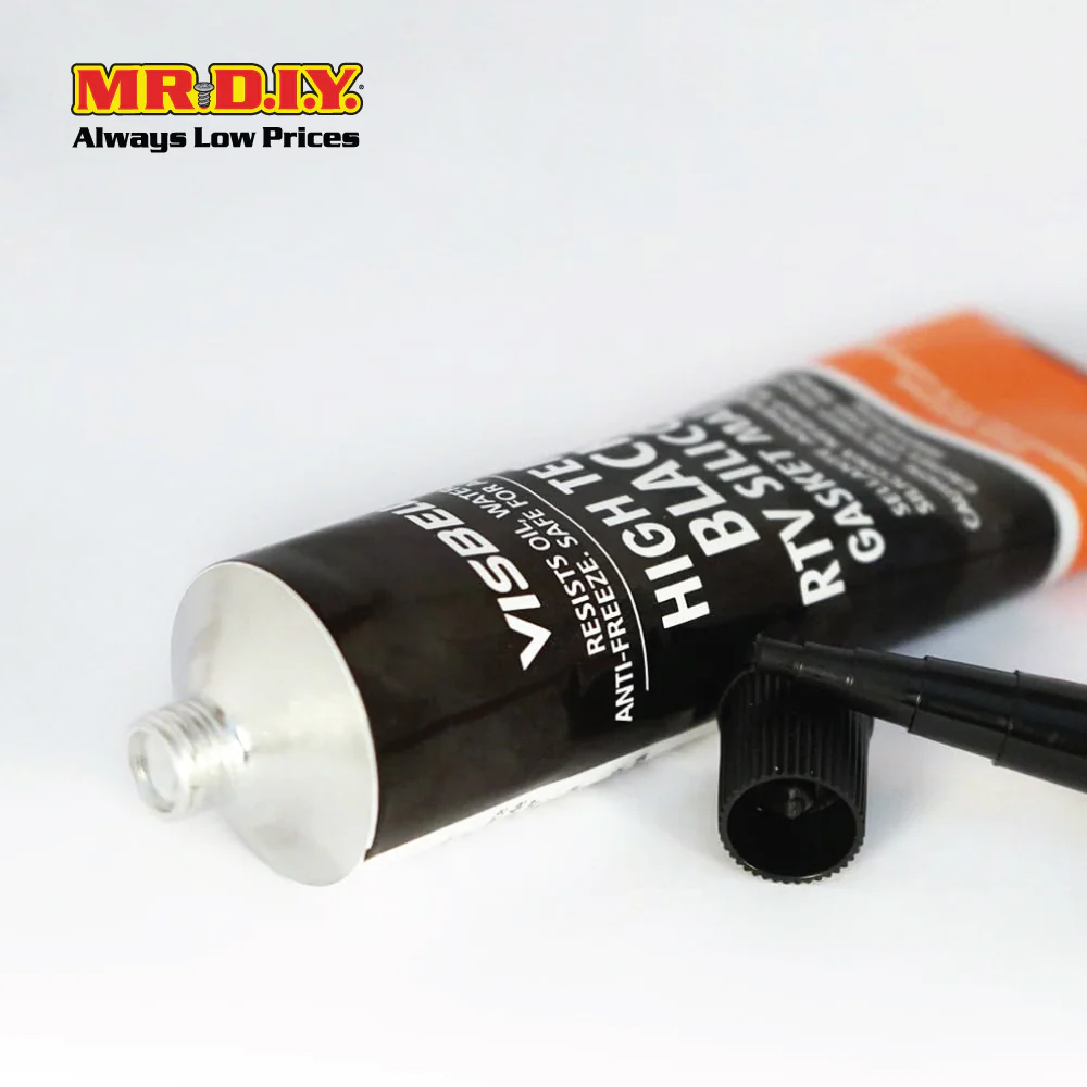 VISBELLA High Temp Black RTV Silicone Gasket Maker GN0085BK4A (85ml) - Image 7