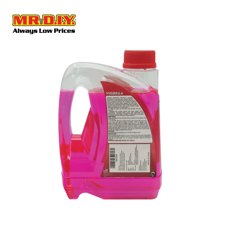 VISBELLA Radiator Red Coolant Car Care (1000ml) - Image 2