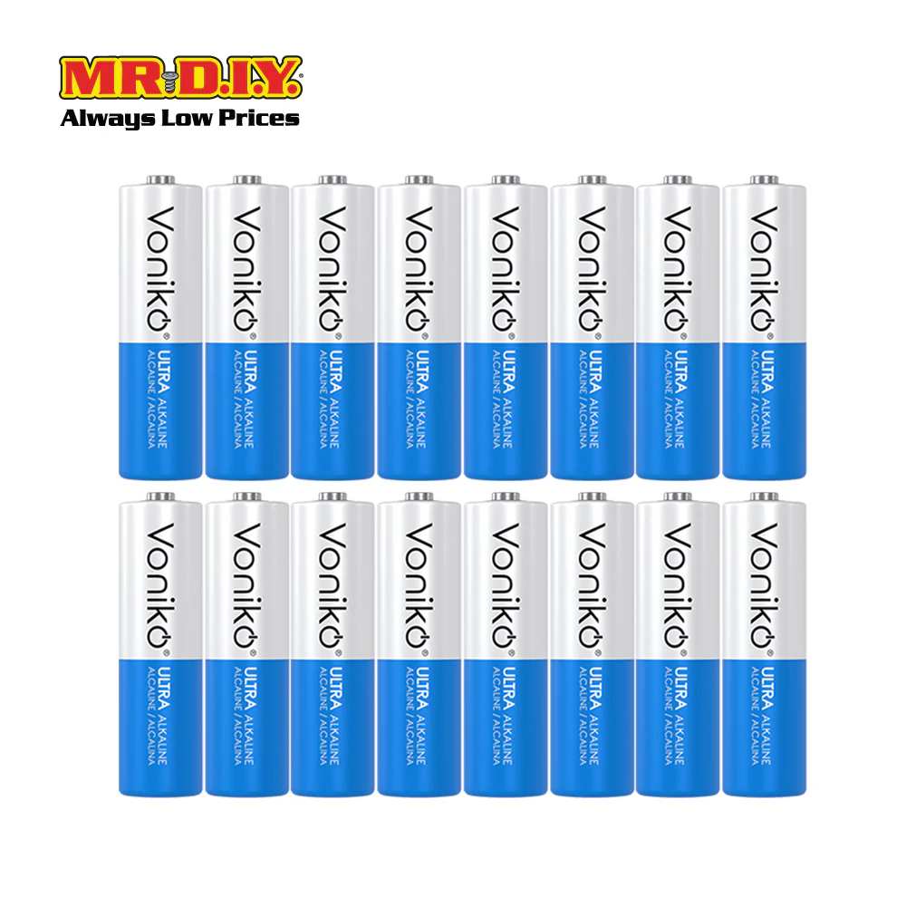 VONIKO Battery LR6 1.5V AA Ultra Alkaline (16pcs) - Image 3