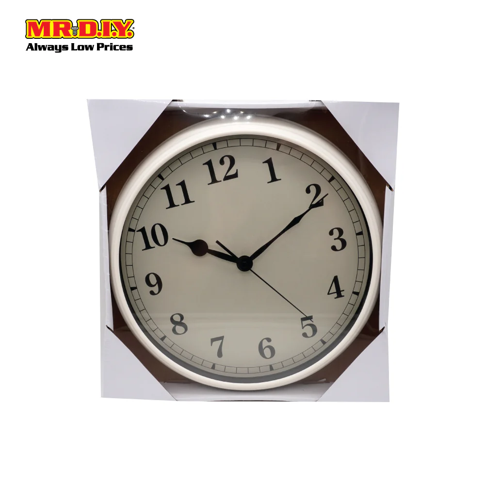 (MR.DIY) Wall Clock Modern Design Home D?cor (12 Inch) - Image 2