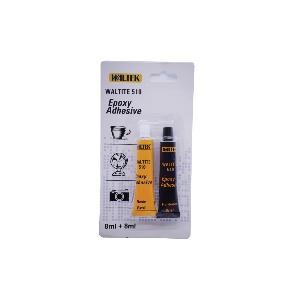 WALTEK Epoxy Adhesive Glue With Resin and Hardener W510 (8ml+8ml) - Image 3