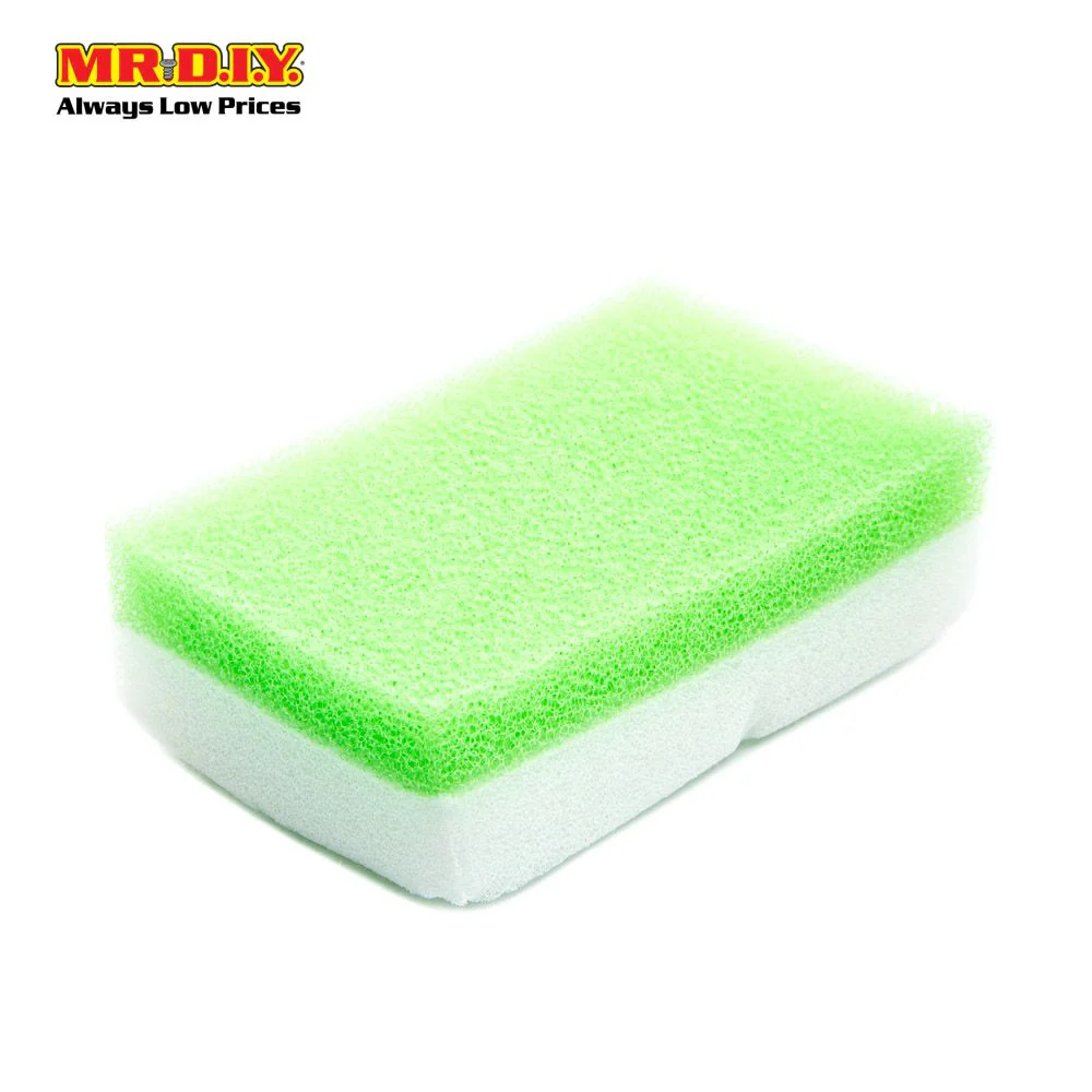(MR.DIY) Multi-Purpose Cleaning Soft Sponge Colourful (3pcs) - Image 2
