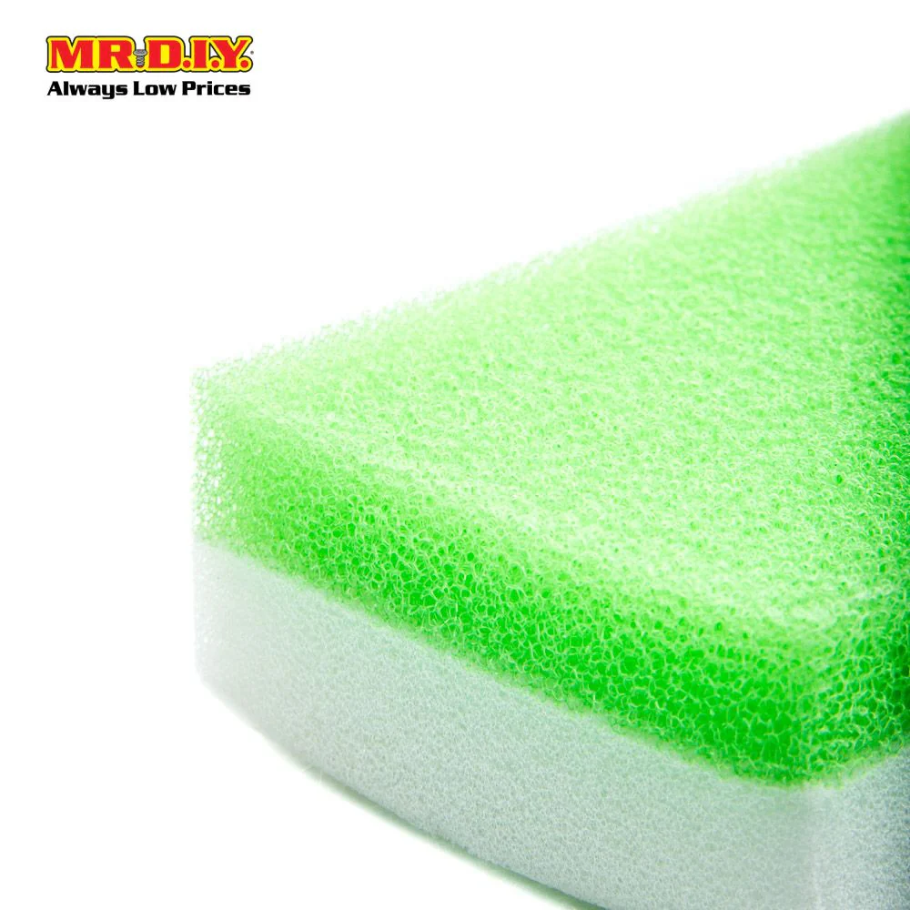 (MR.DIY) Multi-Purpose Cleaning Soft Sponge Colourful (3pcs) - Image 3