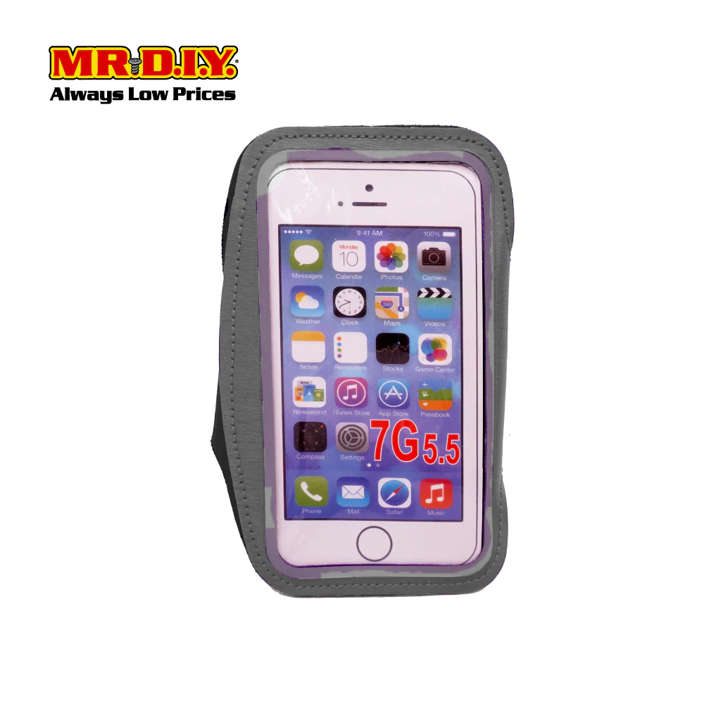 (MR.DIY) Waterproof Sports Armband Phone Holder Case Bag (14cm x 21cm) - Image 4