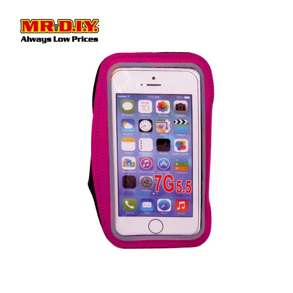 (MR.DIY) Waterproof Sports Armband Phone Holder Case Bag (14cm x 21cm) - Image 6