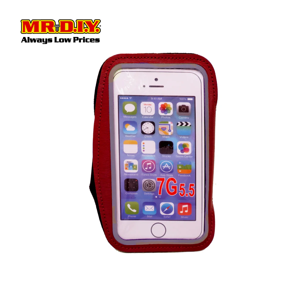 (MR.DIY) Waterproof Sports Armband Phone Holder Case Bag (14cm x 21cm) - Image 7