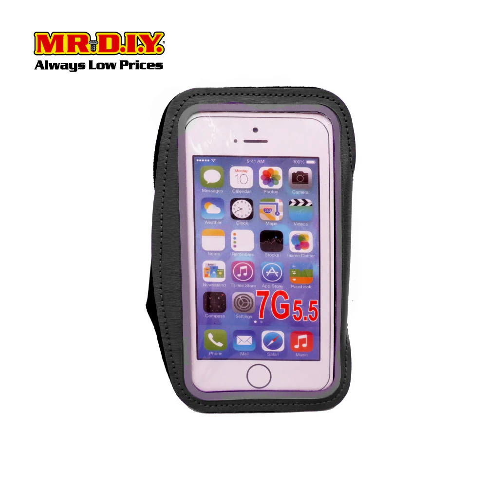 (MR.DIY) Waterproof Sports Armband Phone Holder Case Bag (14cm x 21cm) - Image 9