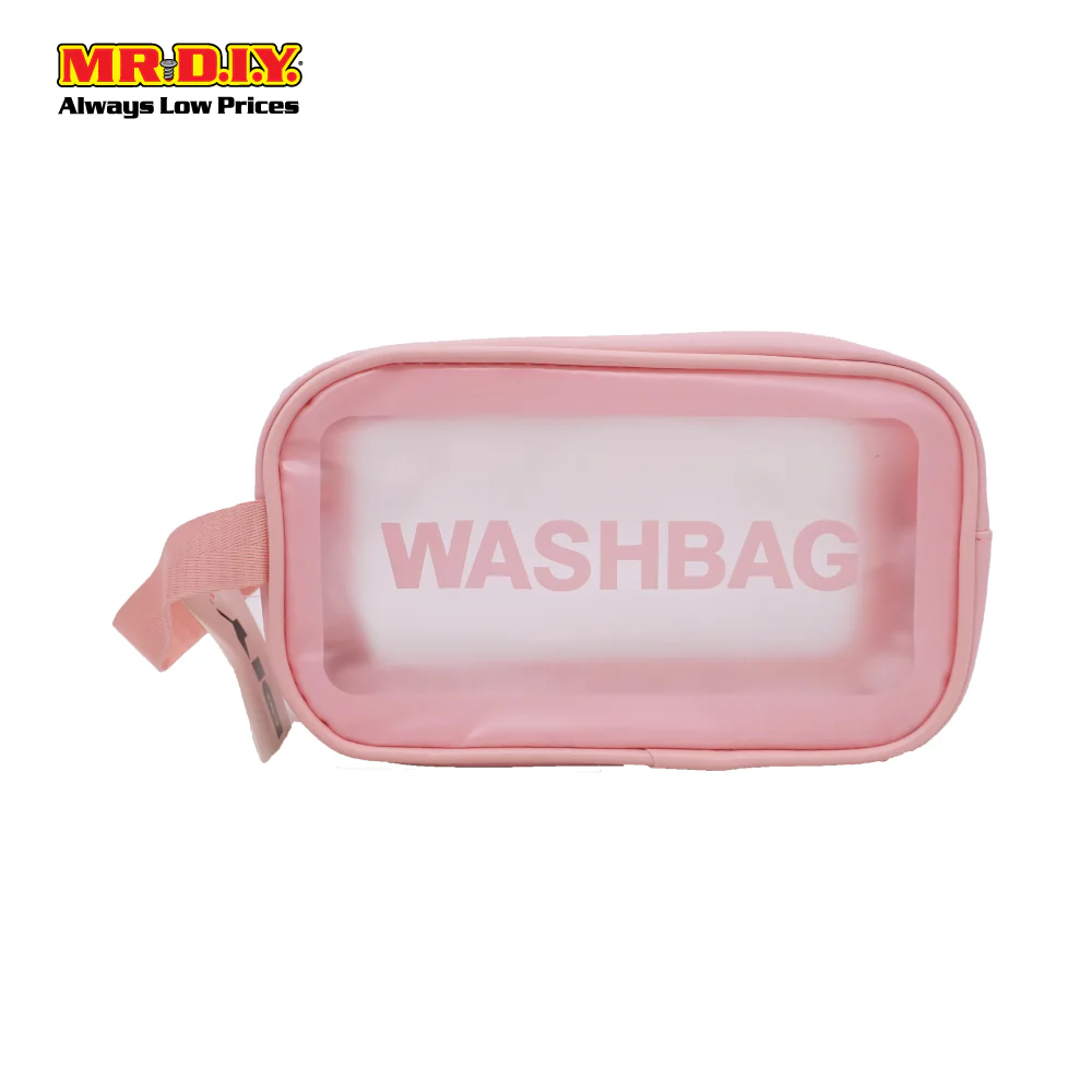 Waterproof Washbag (17x27cm)- Pink - Image 2
