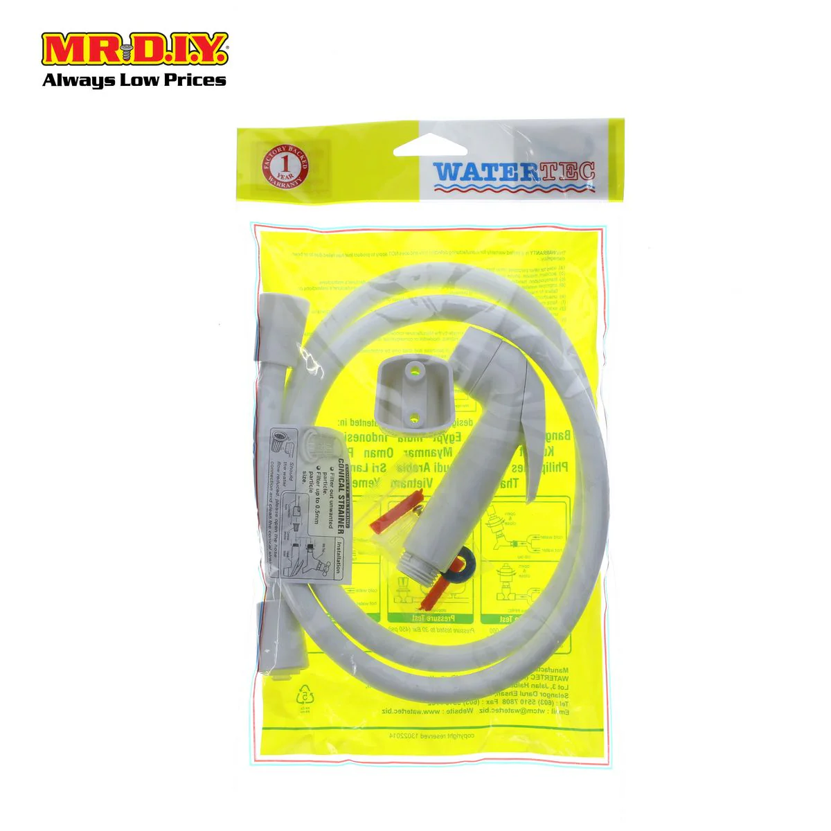 WATERTEC Hand Bidet + Hose Set 301 - Image 2