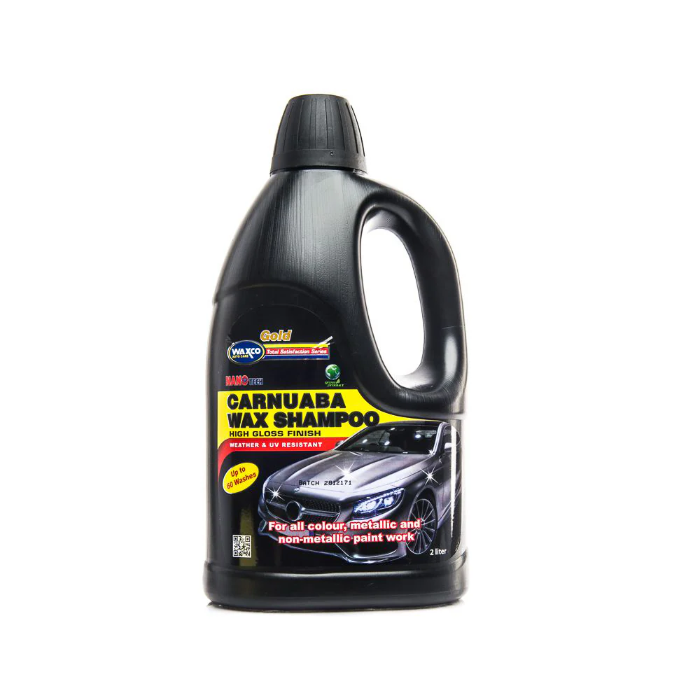 WAXCO Auto Care Gold Nano Tech Carnuaba Wax Shampoo 2 Litres - Image 3