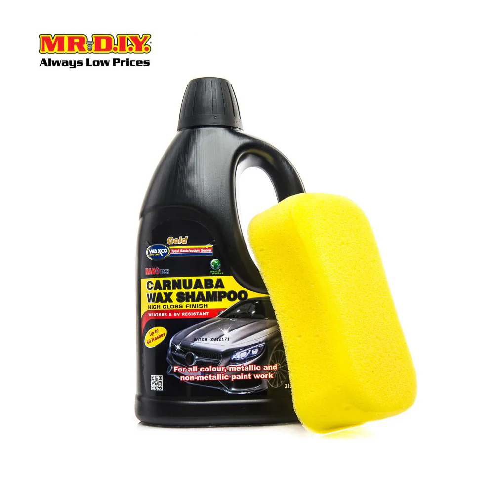 WAXCO Auto Care Gold Nano Tech Carnuaba Wax Shampoo 2 Litres - Image 4