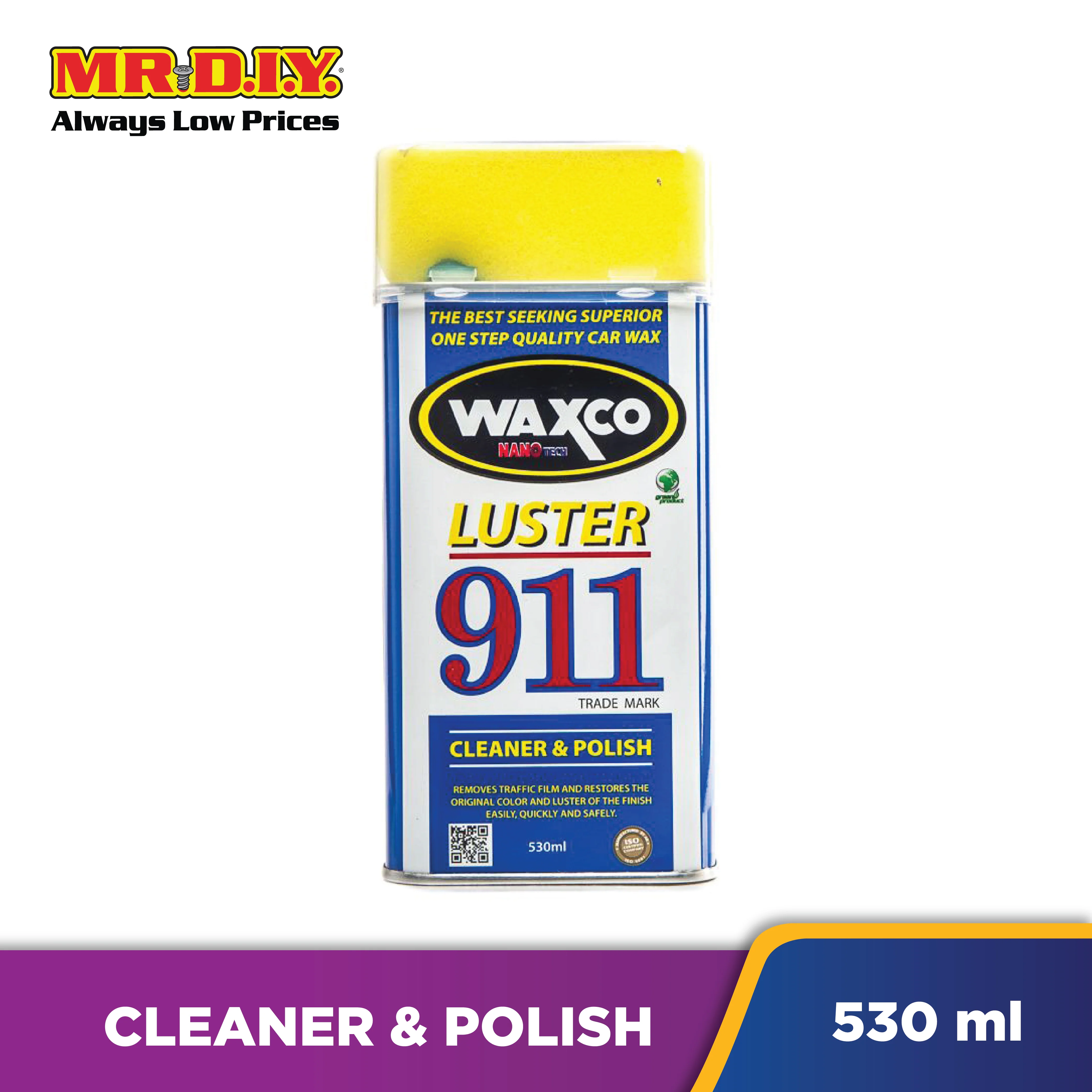 (MR.DIY) WAXCO Nano Tech Luster 911 Trade Mark Cleaner & Polish (530ml) - Image 2