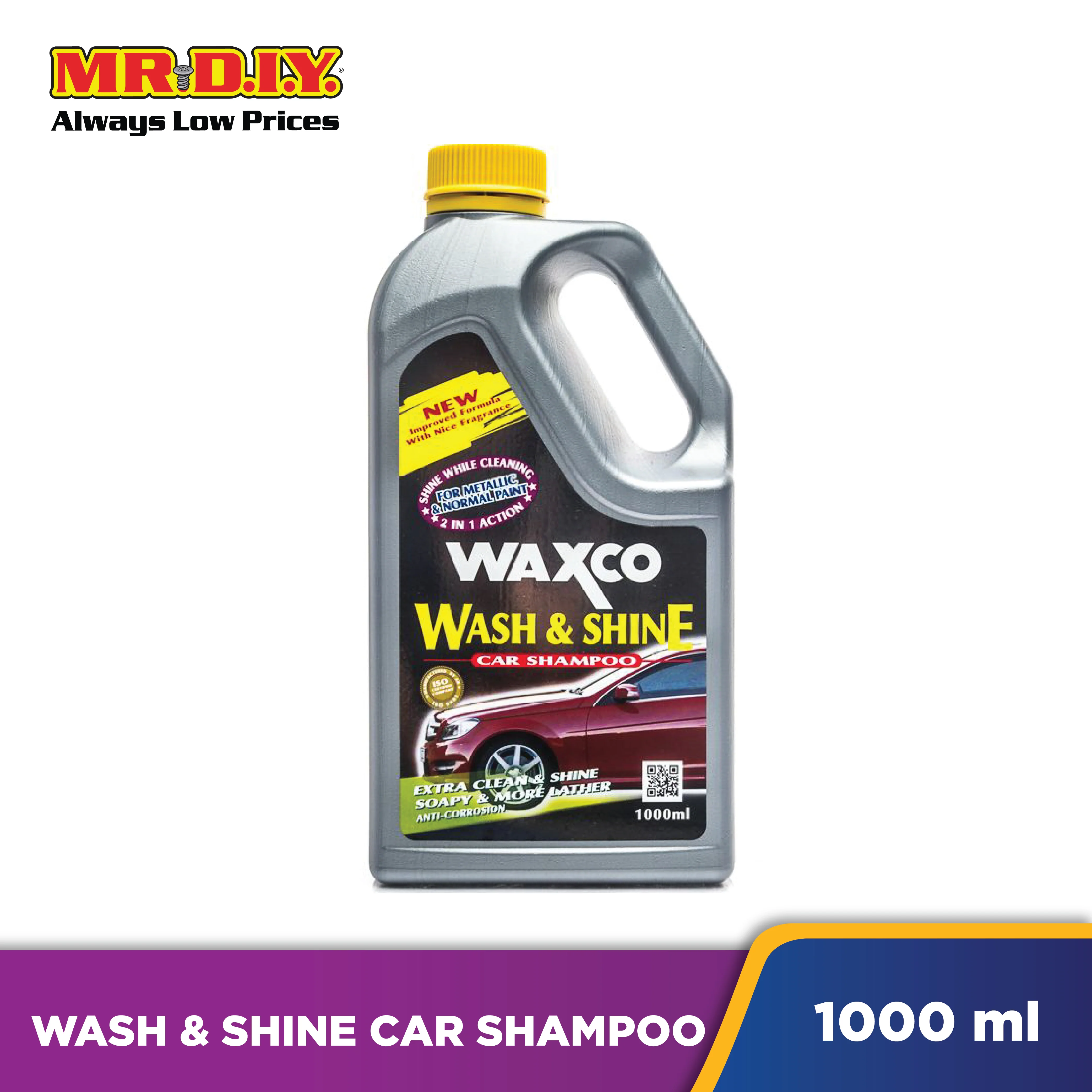 WAXCO Wash and Shine Car Shampoo (1000ml) - Image 2