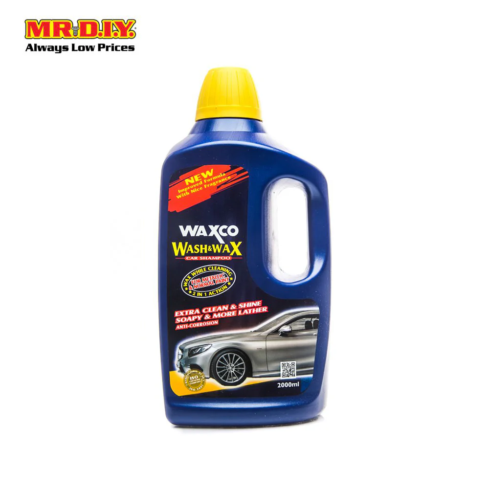 WAXCO Wash & Wax Car Shampoo 2000ml - Image 2
