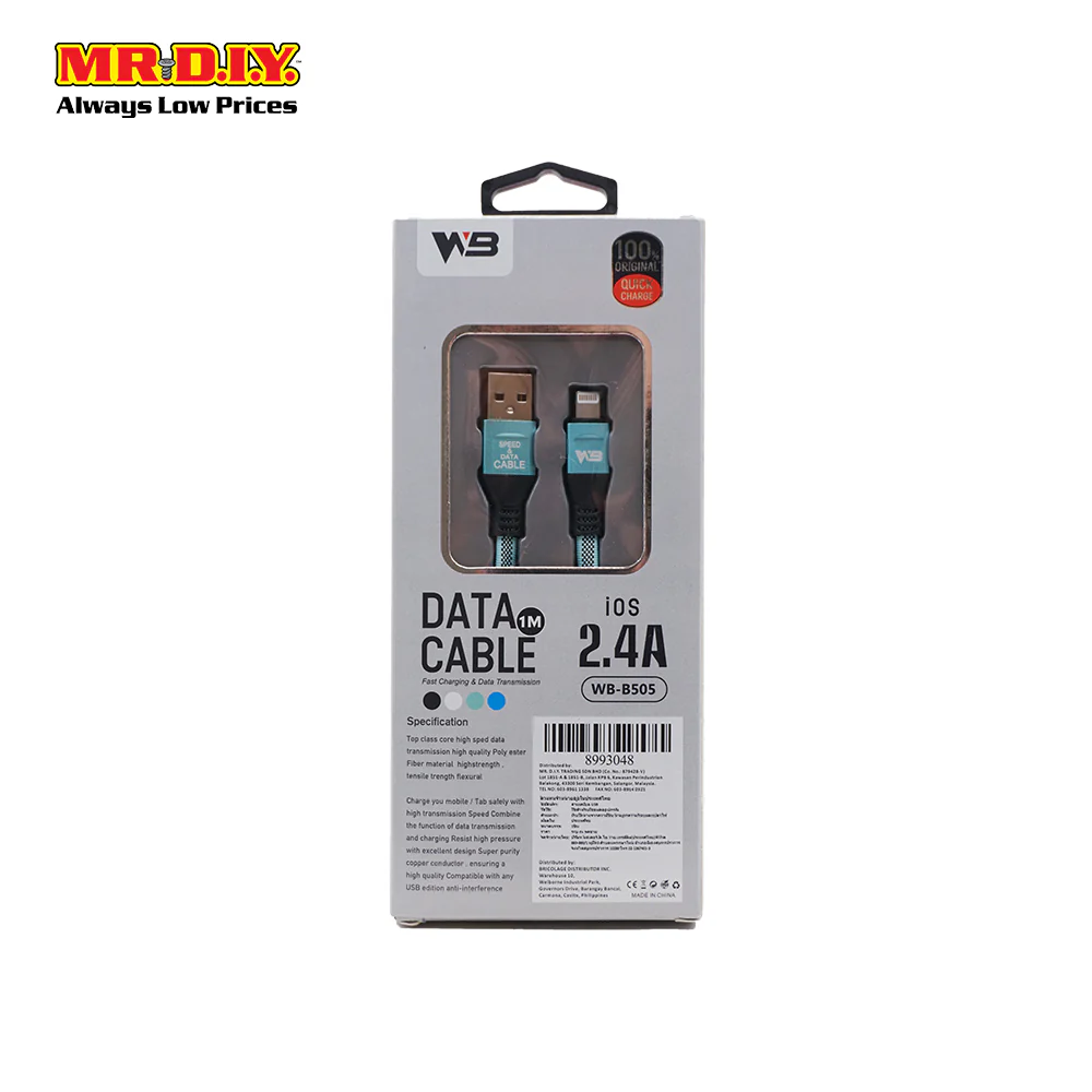 WB Micro-USB Fast Charging and Data Transmitting Cable 3.0A (1m) - Image 5