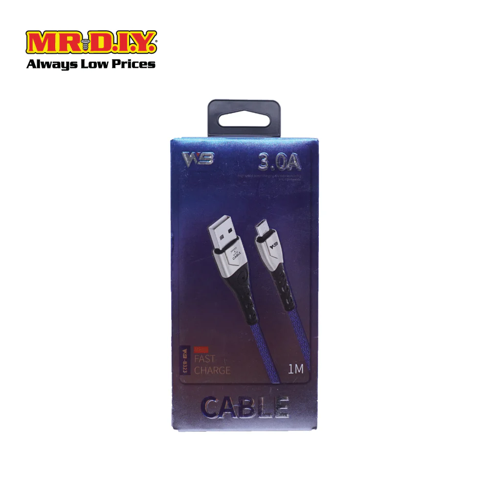 WB Fast Charge Micro-USB Data Cable 3.0A (1m) - Image 3