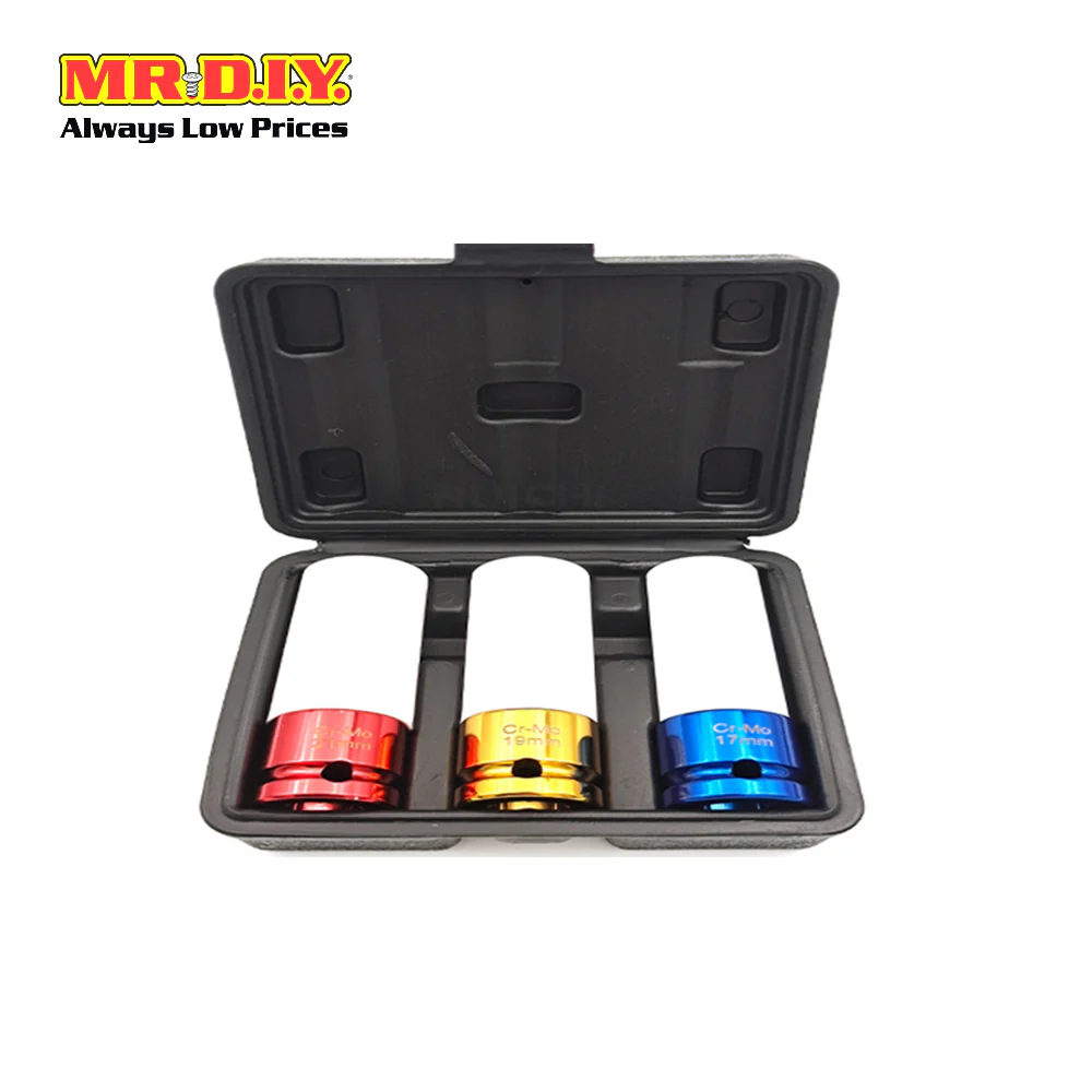 Wheel Nut Impact Socket Set (3 pieces) - Image 2