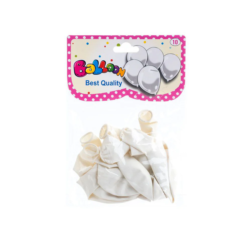 White Balloons (10pcs) - Image 3