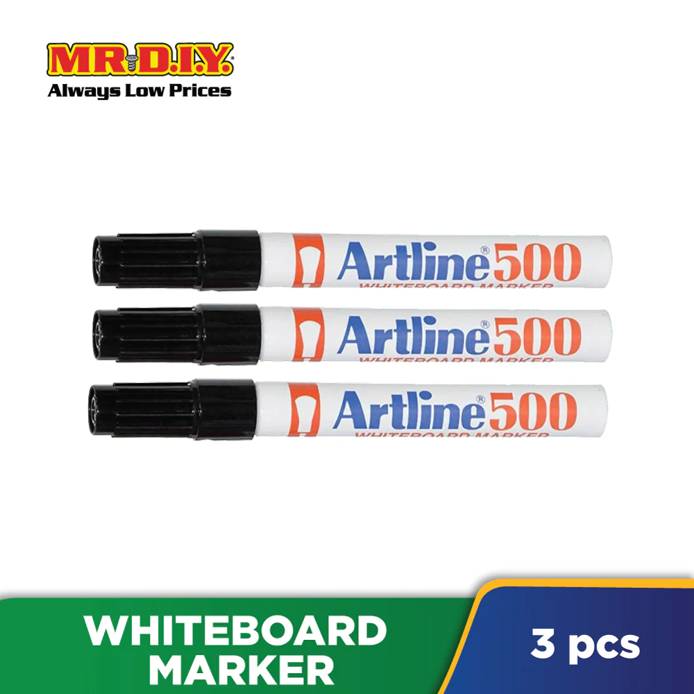 Whiteboard Marker Black 3's - Image 3