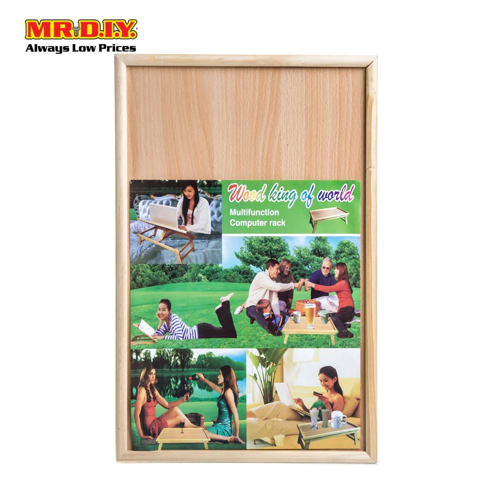 WOOD KING of World Laptop Table 50*32cm (WOOD) - Image 2