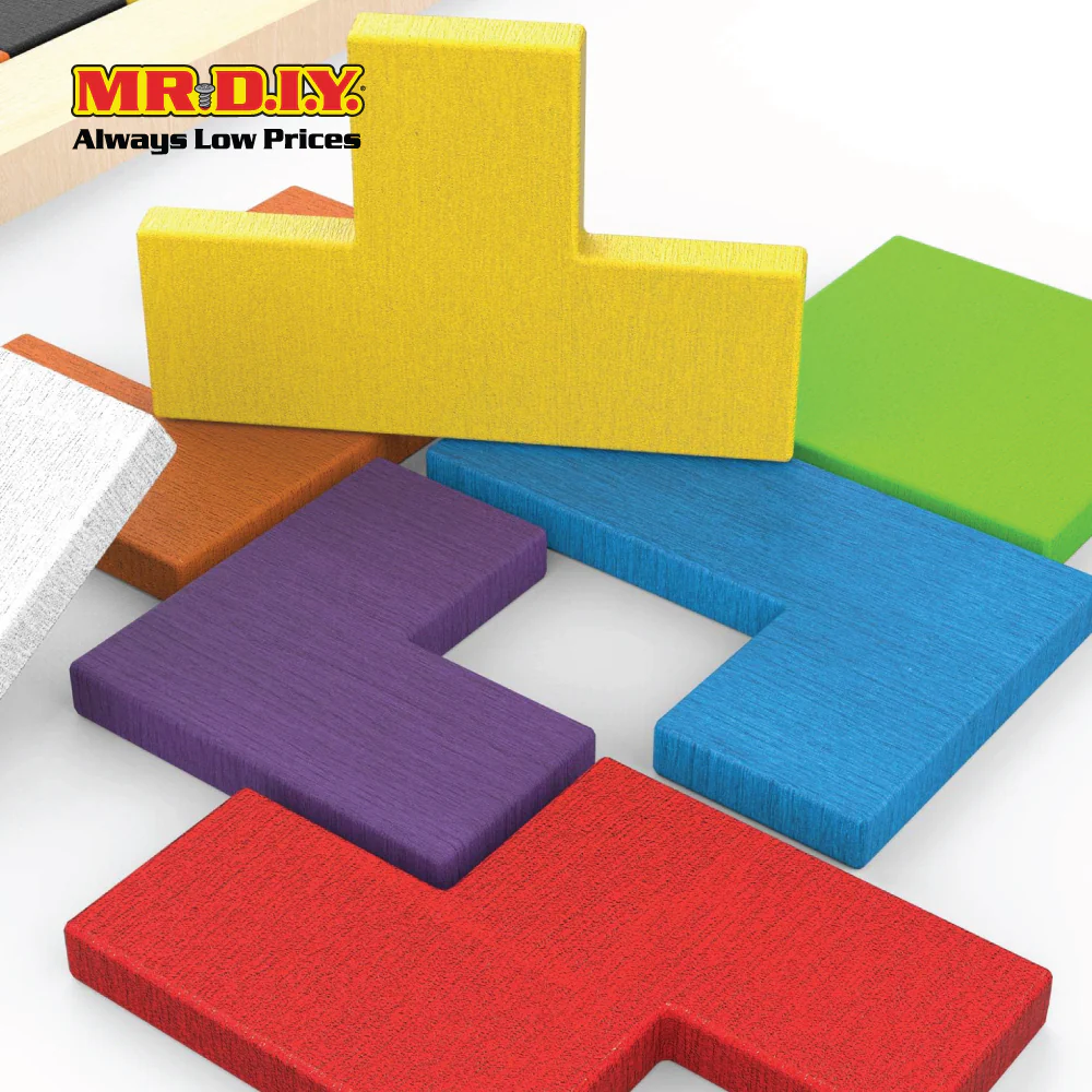 Wooden Tetris Puzzle - Image 4
