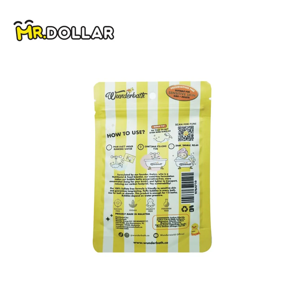 [Limited Edition] WUNDERBATH SLS-Free Bubble (60ml) - Post Workout / Happy / Beary Sleepy - Image 3