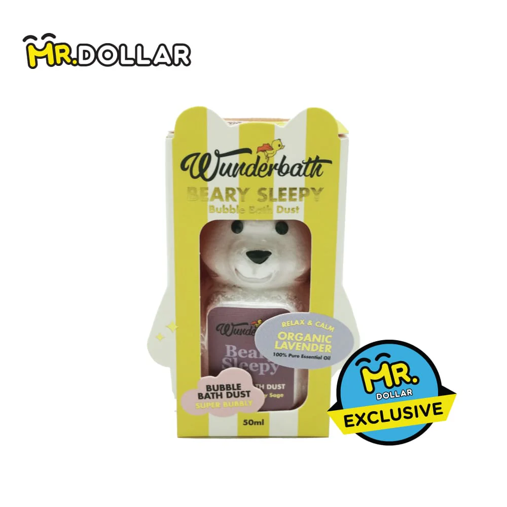 [Limited Edition] WUNDERBATH SLS-Free Bubble (60ml) - Post Workout / Happy / Beary Sleepy - Image 7