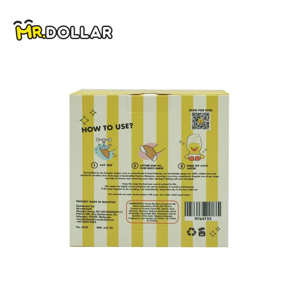 WUNDERBATH SLS-Free Handmade Karipap Soap - Image 4