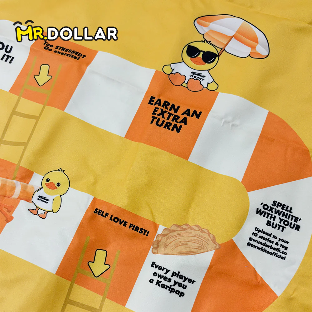 [Limited Edition] Wunderbath X Oxwhite Eco-Friendly Ultra Dry Towel (Duck And Ladder ) - Image 2