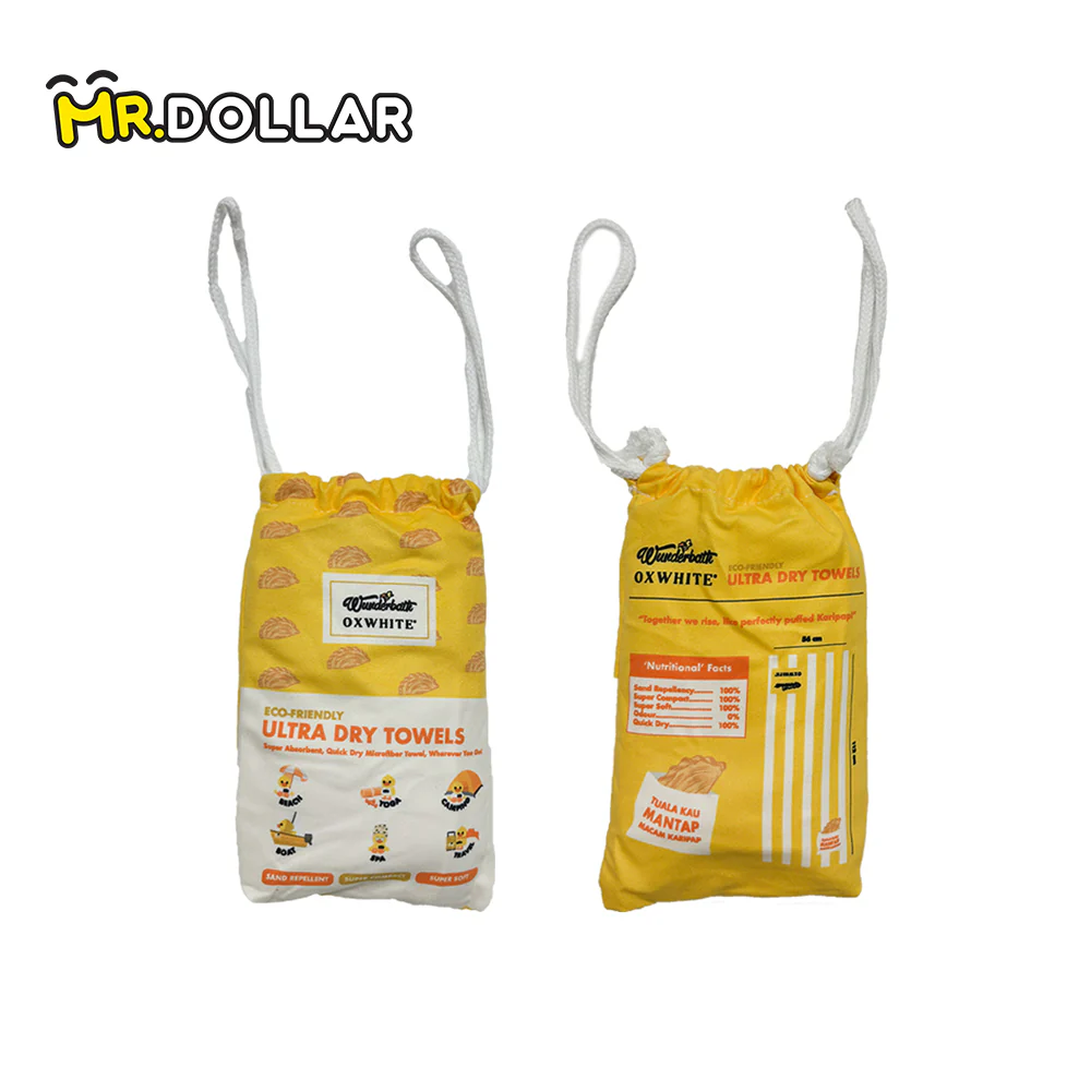 [Limited Edition] Wunderbath X Oxwhite Eco-Friendly Ultra Dry Towel (Karipap) - Image 4
