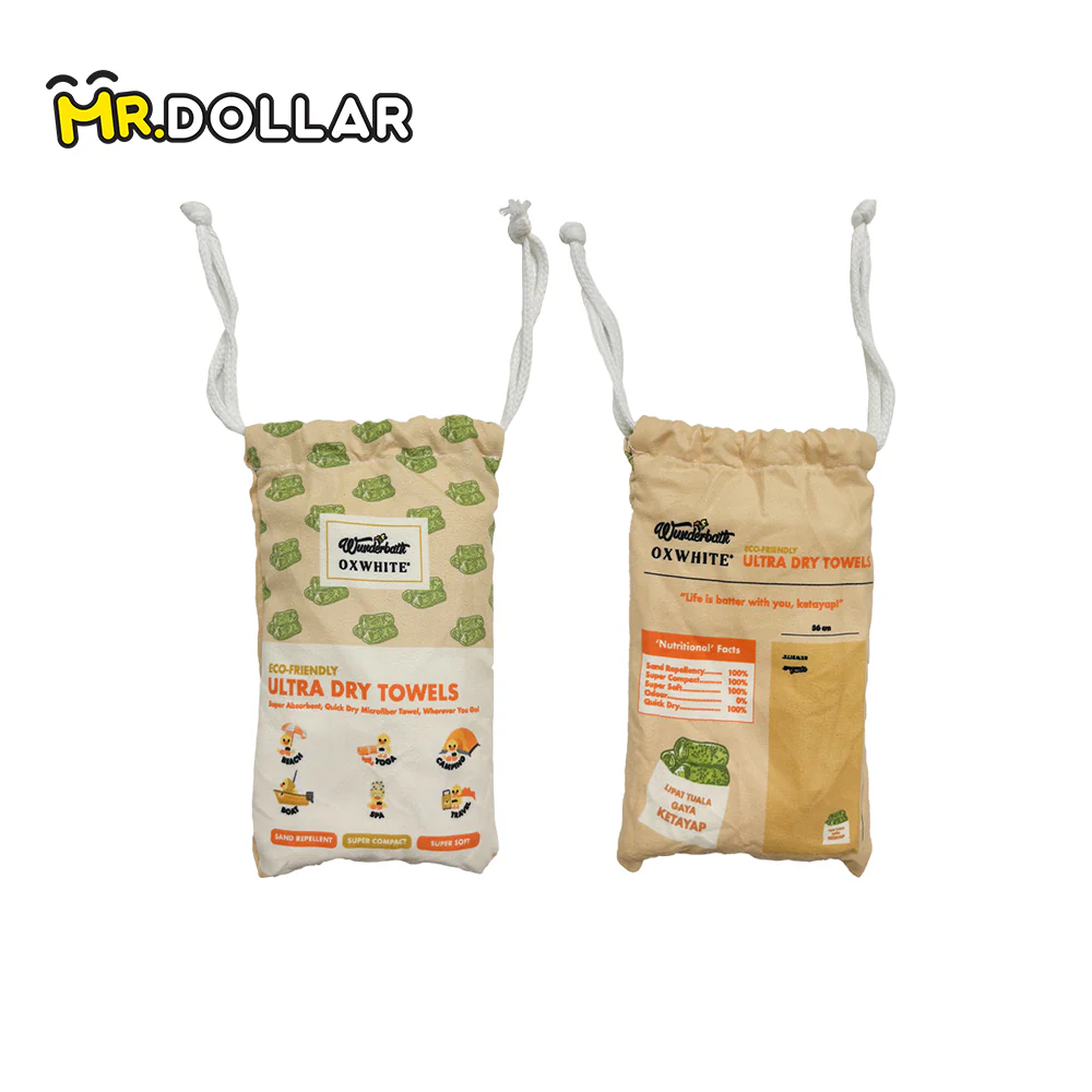 [Limited Edition] Wunderbath X Oxwhite Eco-Friendly Ultra Dry Towel (Kuih Ketayap) - Image 4