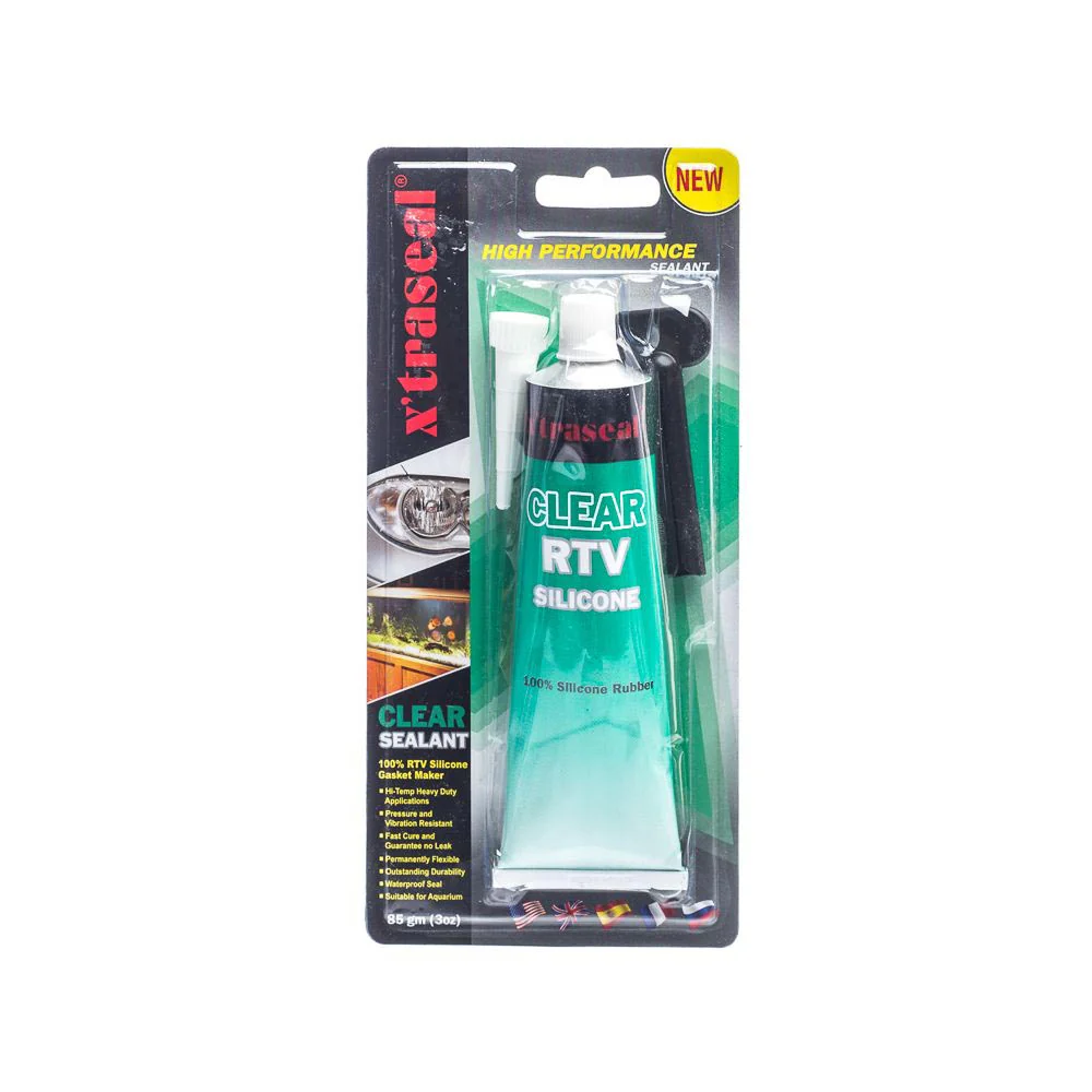 X'TRASEAL Clear RTV Silicone Sealant (85gm) - Image 4