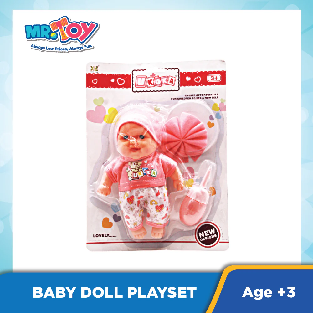 (MR. TOY) XINGYUE Ukoka Baby Doll Girl Playset 6189-3D - Image 2