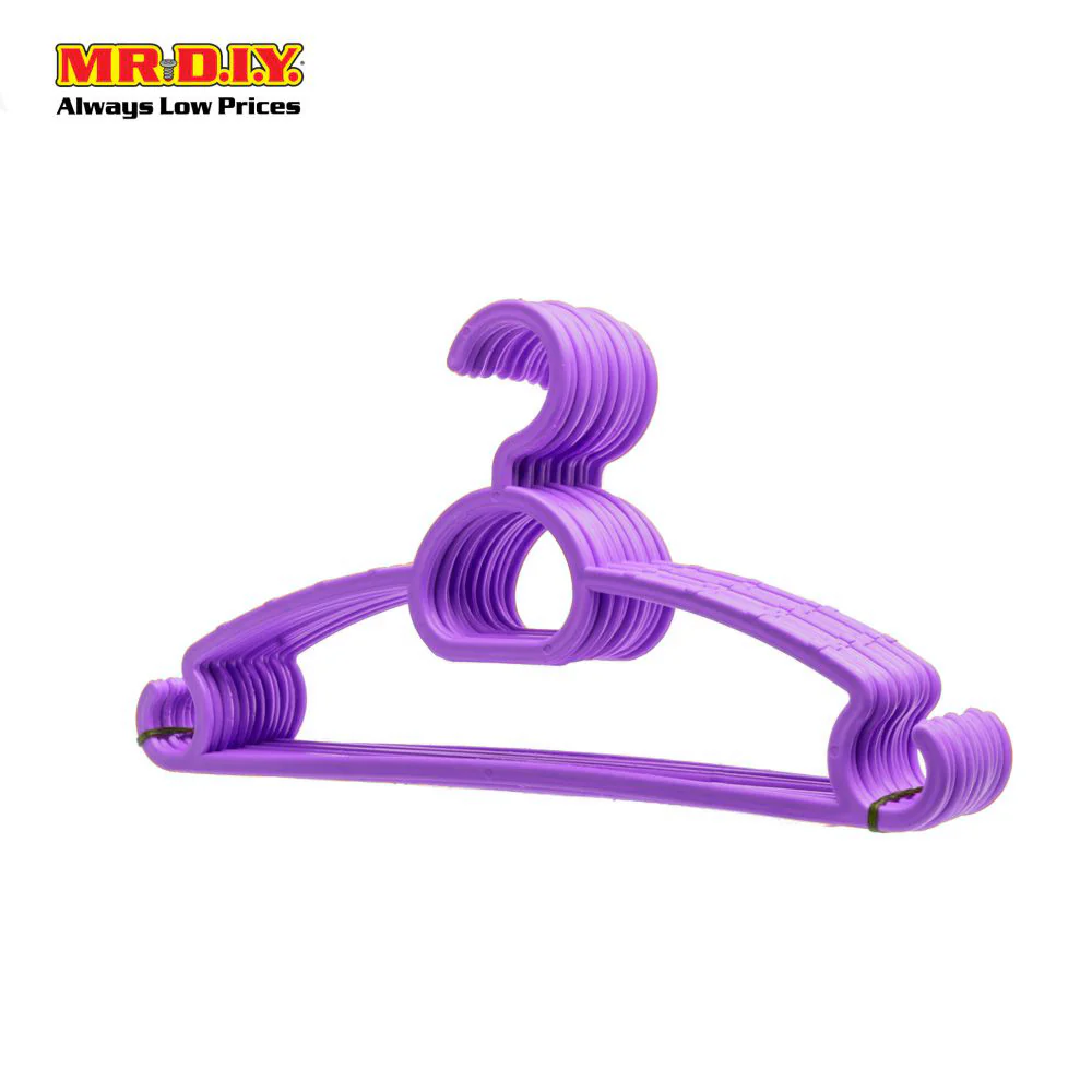 (MR.DIY) Kids Baby Plastic Cloth Anti-Slip Durable Hanger 27.5 X 13.5cm (12pcs) - Image 8