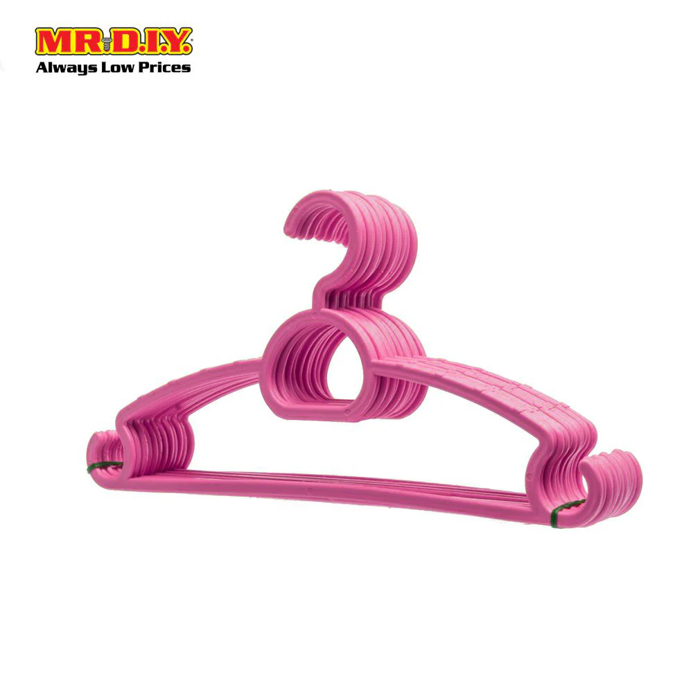 (MR.DIY) Kids Baby Plastic Cloth Anti-Slip Durable Hanger 27.5 X 13.5cm (12pcs) - Image 9