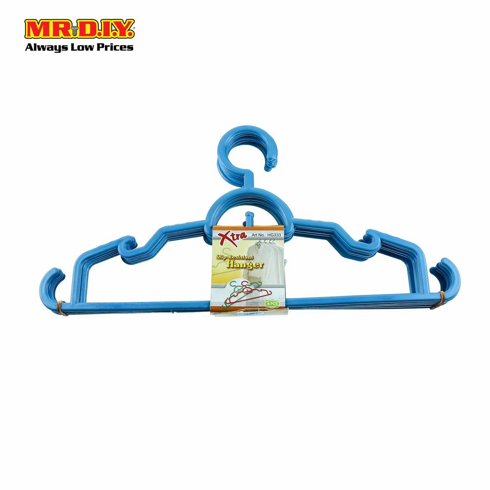 XTRA Slip-Resistant Plastic Clothes Hanger (36 x 17.5cm) (6pcs) - Image 11