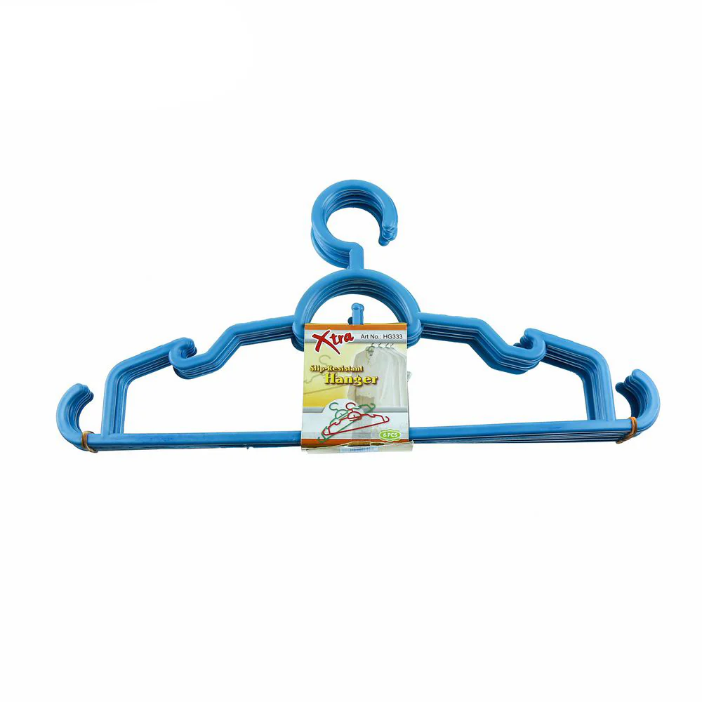 XTRA Slip-Resistant Plastic Clothes Hanger (36 x 17.5cm) (6pcs) - Image 3