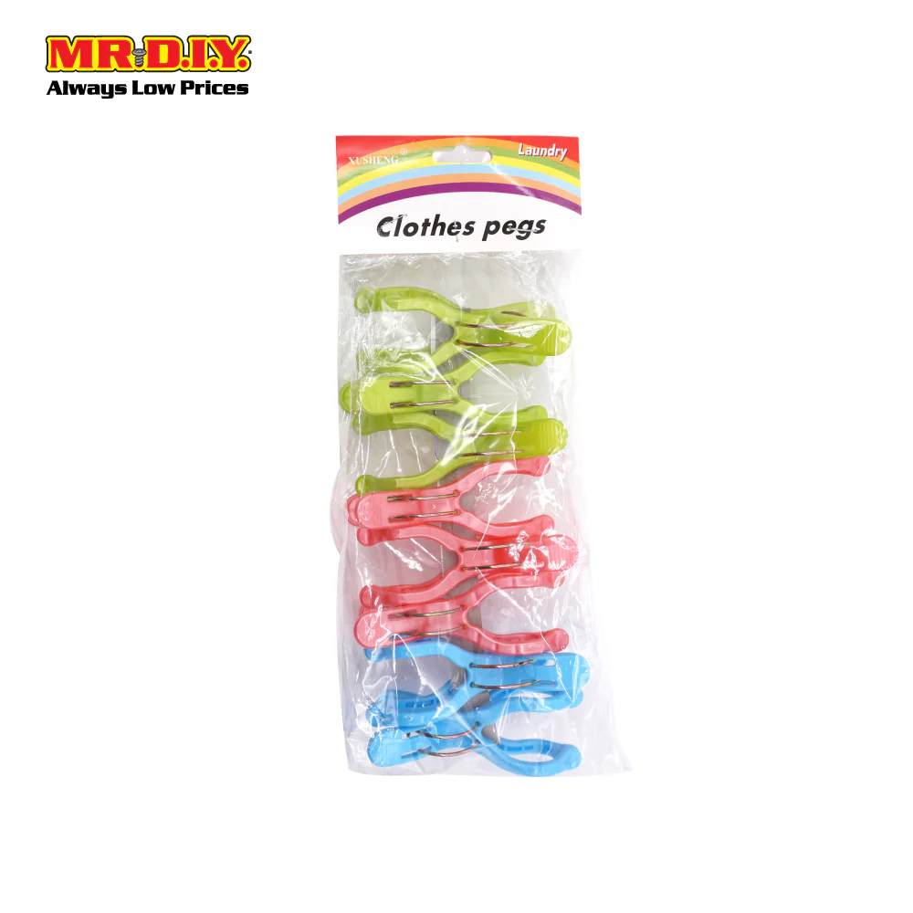 XUSHENG Plastic Clothes Pegs (6pcs) - Image 2
