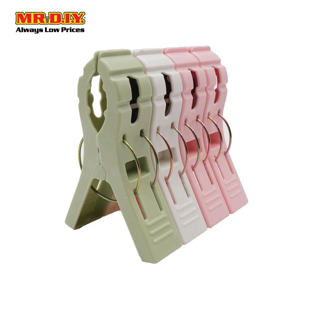 XUSHENG Plastic Large Clothes Pegs (4pcs) - Image 2