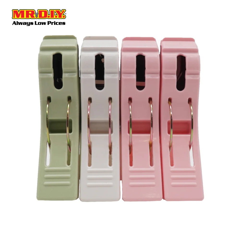 XUSHENG Plastic Large Clothes Pegs (4pcs) - Image 3