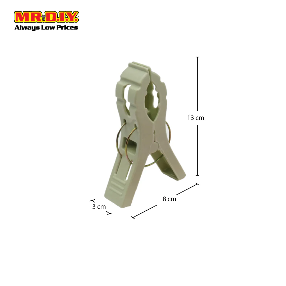 XUSHENG Plastic Large Clothes Pegs (4pcs) - Image 4