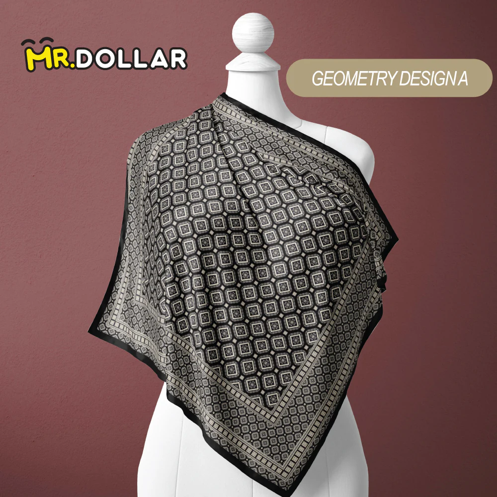 ZA ZOE ARISAH Printed Square Hijab ( Bidang 45 inch) - Image 10