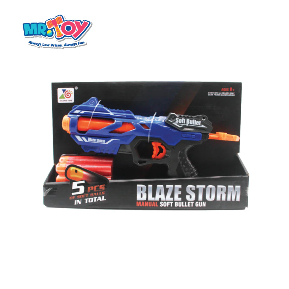 Blaze Storm Manual Soft Bullet Toy Gun ZC7108 - Image 3