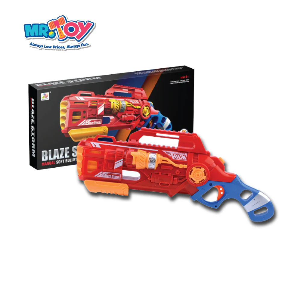 Toys Blaze Storm Manual Soft Bullet Gun For Kids (20 Soft Bullet Pin) - Image 2