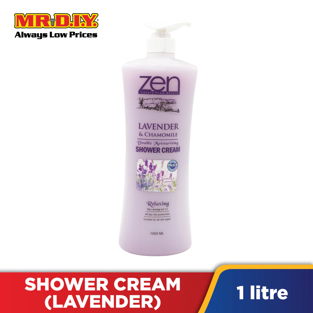 ZEN Shower Cream Lavender (1L) - Image 4
